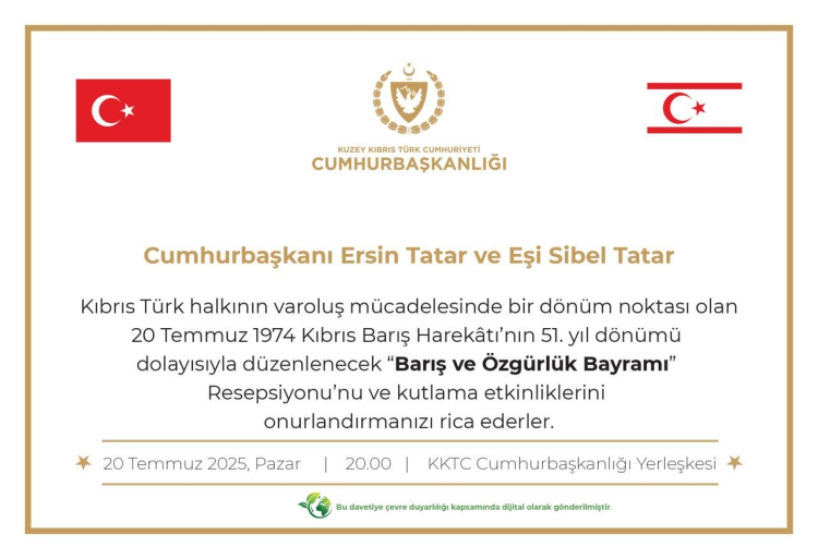 20 Temmuz’da ne oldu? Kıbrıs Türk halkının özgürlük mücadelesinin 51. yılı