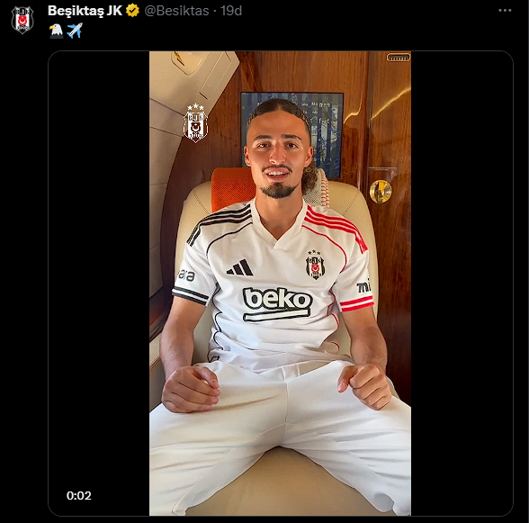 Beşiktaş transfer görüşmeleri için İstanbul’a getirilen Taylan Bulut