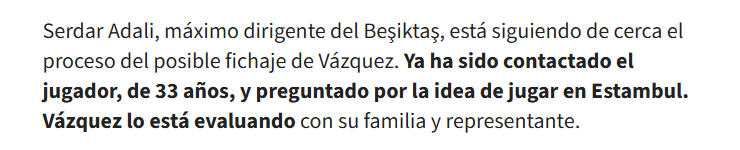 Beşiktaş’ta Lucas Vázquez Hedefte!