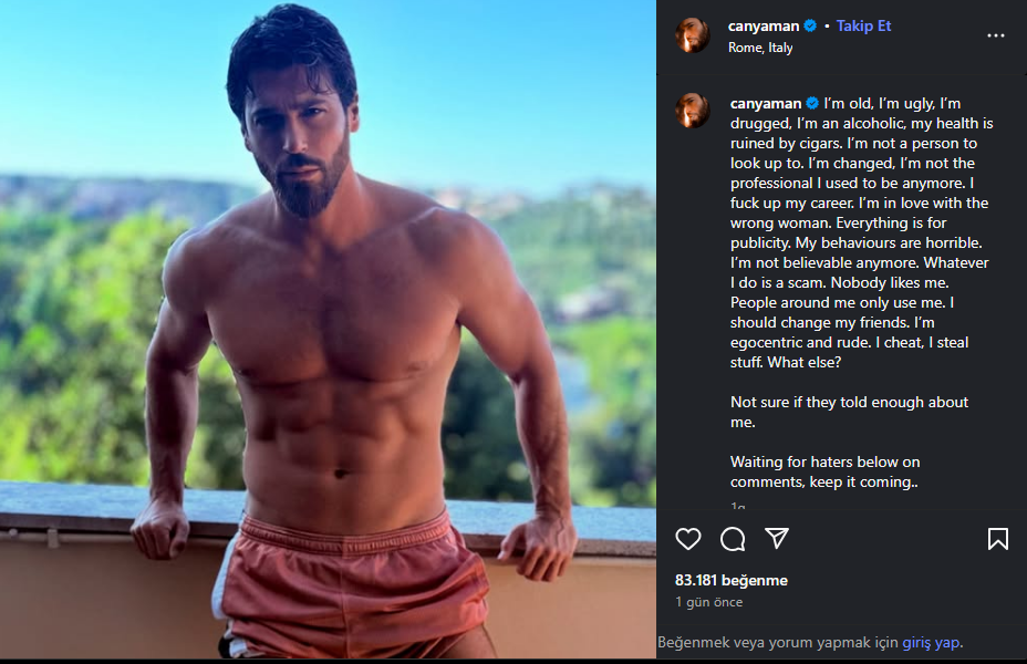 Yaman’dan Kendini Eleştiren Açıklamalar