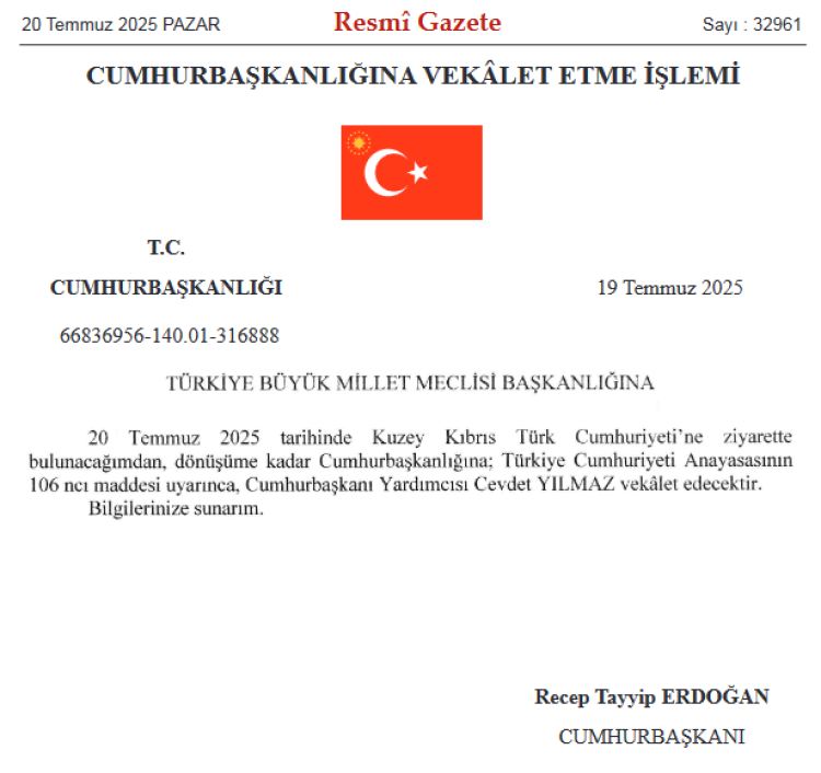 Cumhurbaşkanı Erdoğan KKTC yolcusu