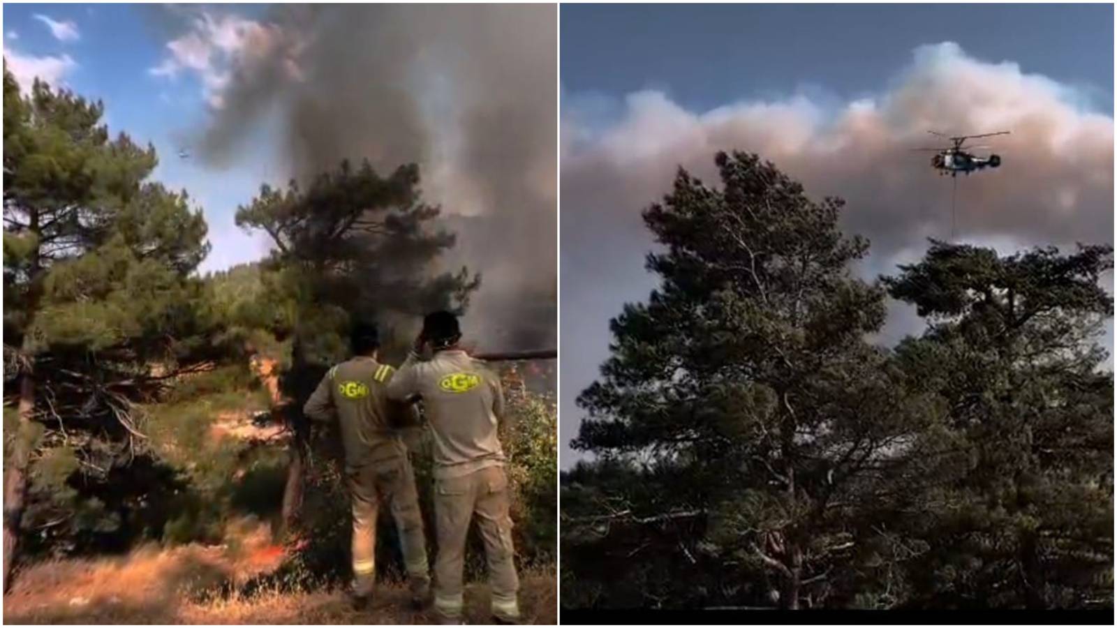 Mersin’deki yangın ve tahliyeler