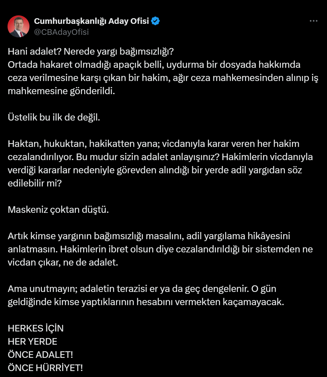 Gelişmeler ve Tepkiler