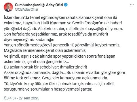 Son gelişmeler ve açıklamalar