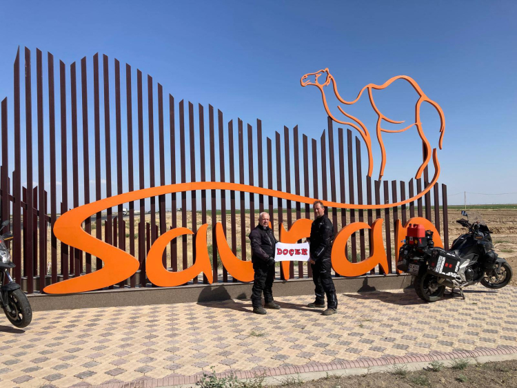 Keşan DOÇEK motorcuları 15 bin kilometrelik Orta Asya macerasını tamamladı