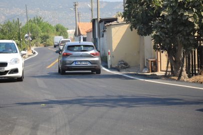 Milas kırsalındaki 80 milyonluk yol yatırımı tamamlandı