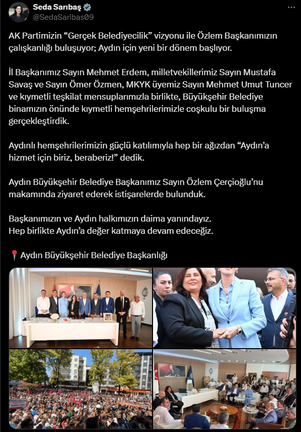 Kalabalık AKP öncülüğünde toplandı