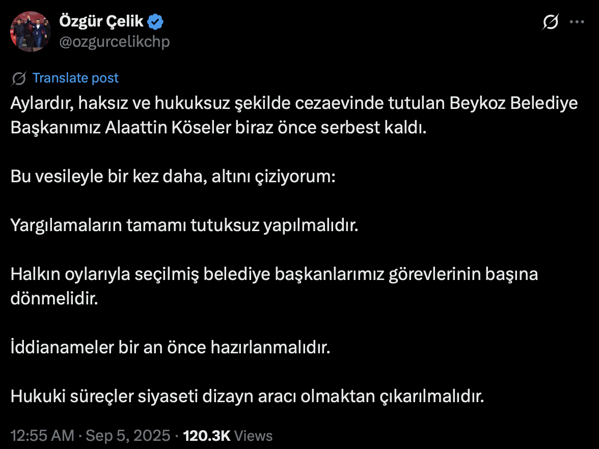 AKŞAM ÖZETİ: Yargılamaların Tutuksuz Devamı Talebi