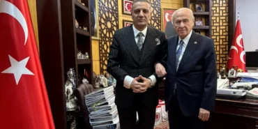 Tahliye Edilen Selahattin Yılmaz MHP Lideri Devlet Bahçeli'yi Ziyaret Etti