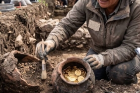 Almanya'da Metal Dedektörüyle 1900 Yıllık 934 Roma Gümüş Sikkesi Bulundu