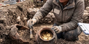 Almanya'da Metal Dedektörüyle 1900 Yıllık 934 Roma Gümüş Sikkesi Bulundu