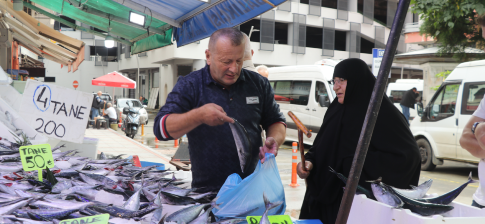 Rize'de Palamut Fiyatları Tezgahlarda 50 ile 100 Lira Arasında Değişiyor