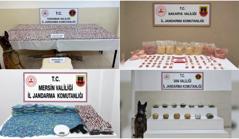 35 İlde Kapsamlı Uyuşturucu Operasyonu: 172 Şüpheli Tutuklandı