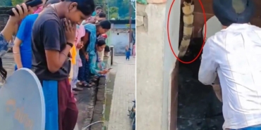 Hindistan'da Bir Evin Klozetinde Görülen Dev Kobra Panik Yarattı